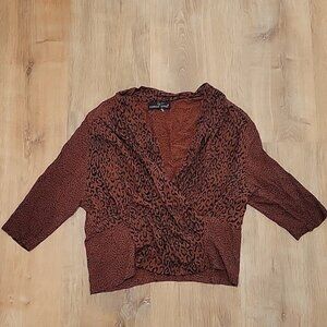 CAROLE LITTLE Crop Blouse S